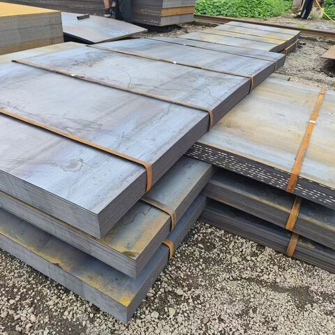 صفائح فولاذية مدرفلة على الساخن Q355B Astm A36 ألواح فولاذية كربونية خفيفة تصنيع صيني
