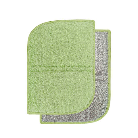 Esponja de limpieza colorida y barata, esponja para platos, viscosa de doble cara y doble efecto para limpieza de cocina