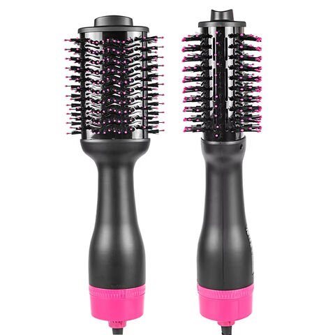 Cepillo Alisador de Pelo Herramientas de Estilismo Precio Barato Profesional Portátil Eléctrico Secador de Pelo Alisador Cepillo Rizador for sale at factory direct price