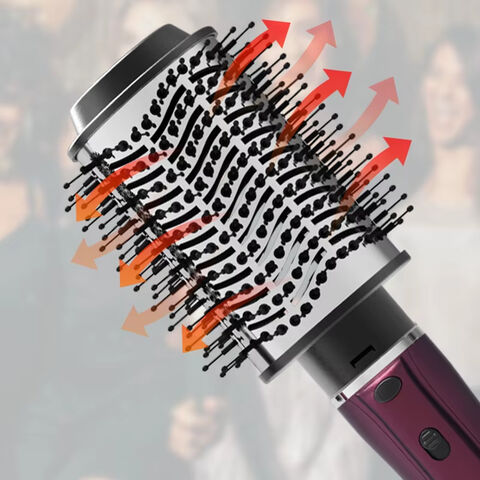 Cepillo Alisador Eléctrico Multifuncional 4 en 1: Secador, Voluminizador y Moldeador de Cabello en un Solo Paso for sale at factory direct price