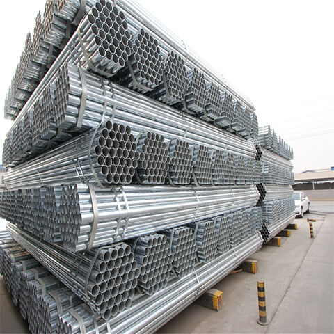 Tubos de Aço Galvanizado SPCC SPHC de Qualidade Premium em Estoque Pronto para Entrega, Tubos GI de 114mm de Espessura para Uso Industrial