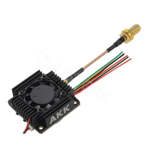 AKK Ultra Longo Alcance 5.8Ghz 3000mW 3W VTX para Drones RC e Aviões - Transmissor de Vídeo FPV de Alta Potência