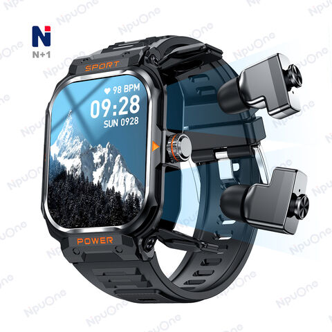 Nouveaux produits BT 5.2 NWZ02 Écouteurs Smartwatch Montre Intelligente Écouteurs Montre Connectée pour personnes âgées