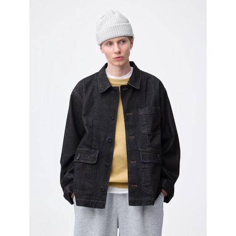 Hochwertige Herren-Jeansjacke im Retro-Stil für den Großhandel mit moderater Dicke for sale at factory direct price