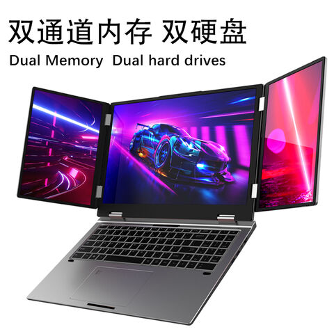 Portable Professional Three Screen Laptop 16