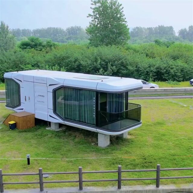 Capsule Room, Intelligent Luxury Space Capsule, Panoramic Floor-to ...