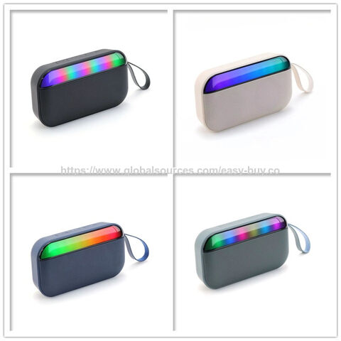 مكبر صوت بلوتوث LED لاسلكي، مكبر صوت بلوتوث محمول مع مضخم صوت وضوء إيقاع إبداعي for sale at factory direct price