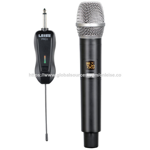 Microphone sans fil UHF portable et économique - Microphone sans fil