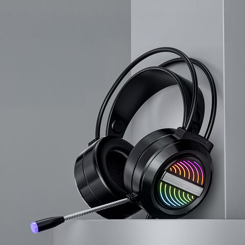 Großhandel Computer Headset 7.1 Kanal E-Sport Gaming Mikrofon Leuchtendes Desktop Computer Notebook USB Headset