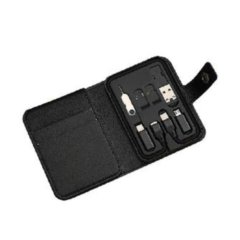 Cabo de Dados USB Multifuncional 60W 3A Carregamento Rápido 6 em 1 Kit de Cabo de Carregamento USB C com Conjunto Adaptador de Viagem para Telefone com Espelho for sale at factory direct price