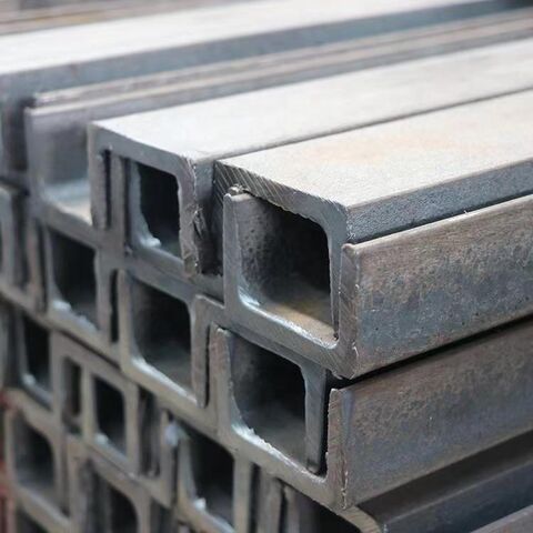 Perfiles de Acero Estructural al Carbono Laminados en Caliente Secciones en U y C, Canal de Acero Galvanizado for sale at factory direct price