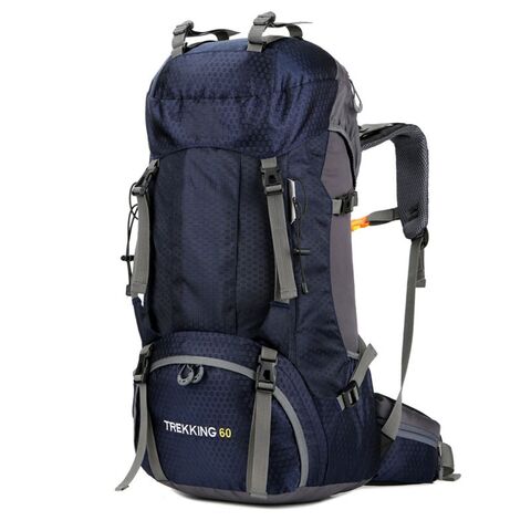 Mochila de Senderismo Personalizada 40L 50L 60L con Cubierta para Lluvia, Gran Capacidad, Mochila Impermeable para Montañismo, Camping y Senderismo al Aire Libre for sale at factory direct price