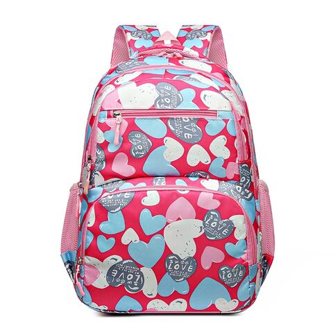 Großhandel Schülerrucksack mit großem Fassungsvermögen Kinderrucksack Bedruckter lässiger leichter Outdoor-Rucksack