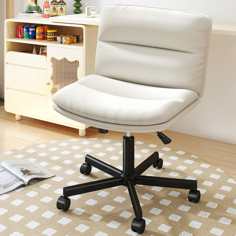 Silla Ergonómica de Oficina con Altura/Inclinación Ajustable, Carga de 136 kg, Ruedas Silenciosas y Suaves, Cuero PU Agradable al Tacto for sale at factory direct price