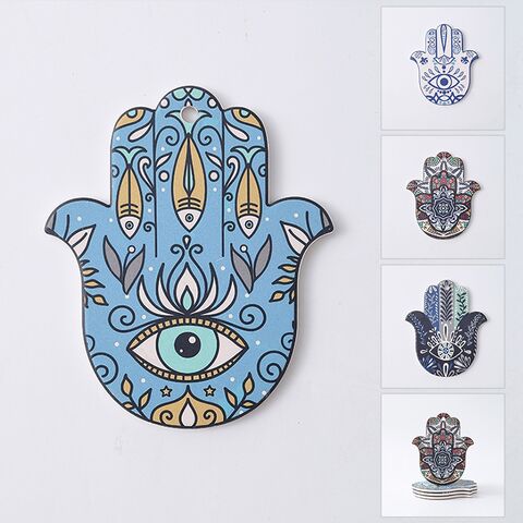 Saugfähiger Untersetzer im böhmischen Mandala-Design für Getränke, Bier und Büro - Keramikuntersetzer