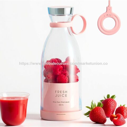 Mini mixeur personnel portable pour femmes : Petit gobelet à smoothie de 350 ml pour milkshakes et aliments pour bébés avec chargement sans fil for sale at factory direct price