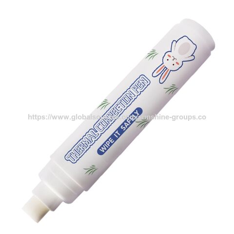 Corrector líquido de secado rápido, bolígrafo de codificación para papel termosensible, para marcar y proteger la privacidad de la información personal, dispositivo de corrección for sale at factory direct price
