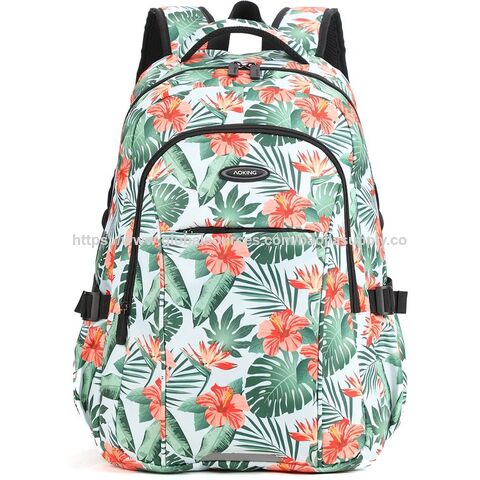 Compre Mochila Escolar Con Estampado Personalizado Para Mujer