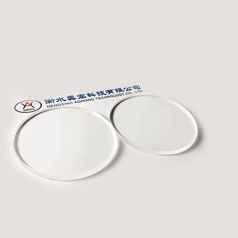 Placa de vidrio de borosilicato redonda, templada, de doble cara y alta transparencia para brida/tanques de almacenamiento de productos químicos for sale at factory direct price