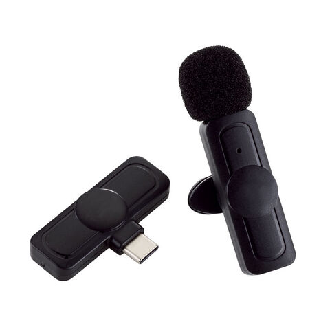 Microphone Lavalier sans Fil Professionnel en Gros pour Enregistrement Audio et Vidéo Type C à Clipser pour Vlog/Tik-tok | JY-RF-02 for sale at factory direct price