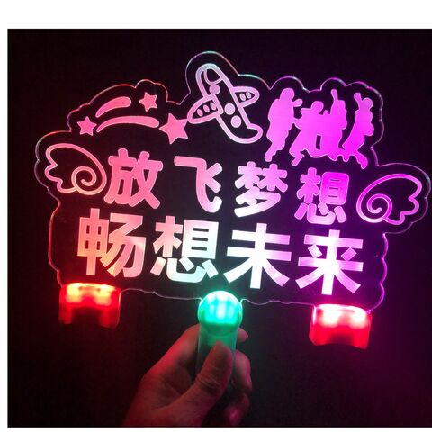 Bracelet LED pour Stade, Accessoire Lumineux pour Supporters, Bracelet LED Clignotant, Soutien à l'Équipe Sportive for sale at factory direct price