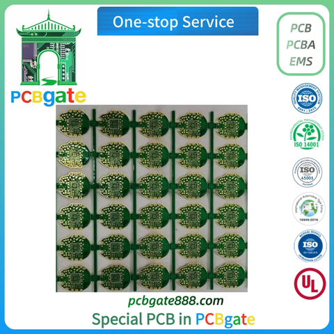 6-layer circuit board pcb Bluetooth impedance rigid pcb board immersion gold smd pcb size