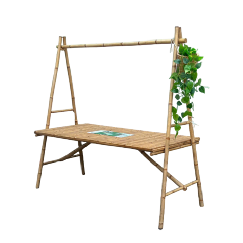 Rustikaler Bambus-Präsentationsständer, Umweltfreundlicher Bambus-Displayständer mit natürlicher Oberfläche for sale at factory direct price
