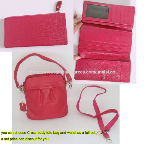 Designer-Handtaschen und Umhängetaschen aus Leder für Damen im Komplettset reduziert