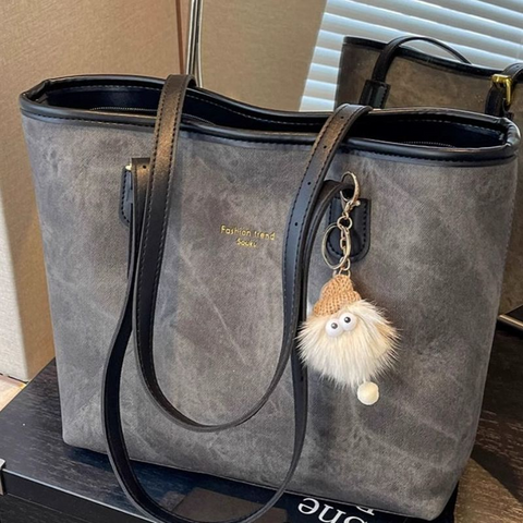 Fashionable and Versatile Shoulder Bag for Women, Large Capacity Tote Bag for Students, Commuting, New Arrival for Spring/Summer