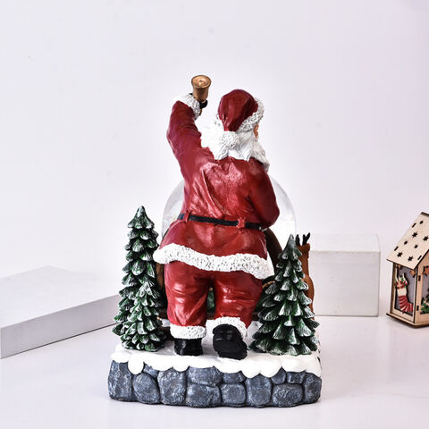 Adornos Navideños de Lujo con Base de Resina Tallada a Medida: Bola de Nieve, Estante de Exhibición para Estudio, Decoración Estilo Retro por el boca a boca for sale at factory direct price