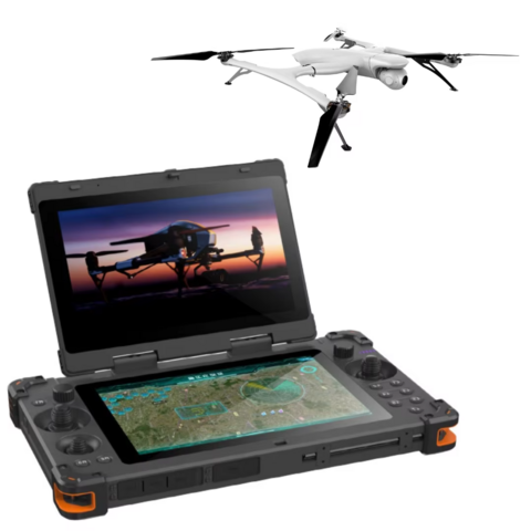 G350 8inch Uav Ground Control Station Dual-screen Control Terminal For ...