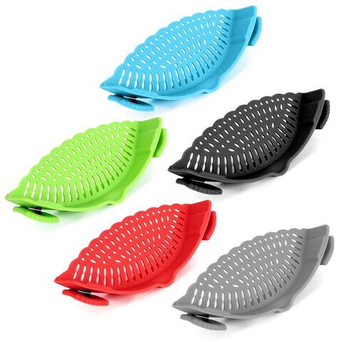 Passoire Clip en Silicone Pliable pour Drains - Accessoires de Cuisine en Silicone Très Demandés pour Bols, Casseroles et Batteries de Cuisine for sale at factory direct price
