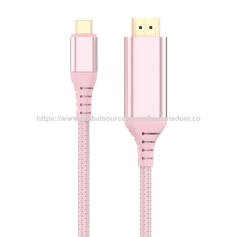 Cabo HDMI de alta definição 4/8K, transmissão sem atrasos, conexão de telefones celulares/laptops a TVs/projetores, essencial para reuniões