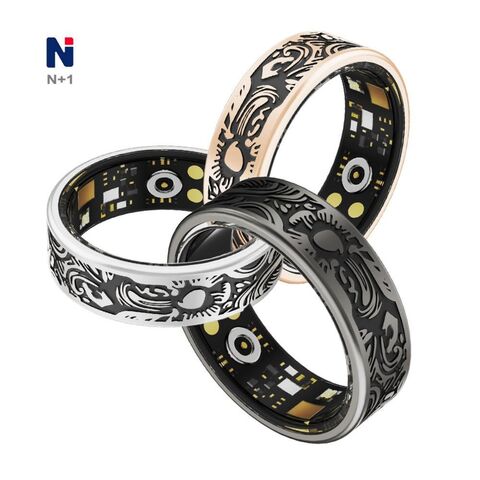 Bague Connectée NTY651 de Pointe avec Capteurs Premium, Idéale pour le Suivi de la Forme et du Style de Vie