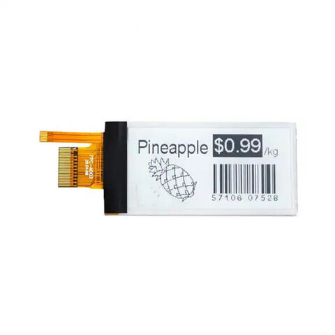 Pantalla de Papel Electrónico de 2.9 pulgadas, resolución 128X296, display blanco y negro para etiquetas de precio for sale at factory direct price