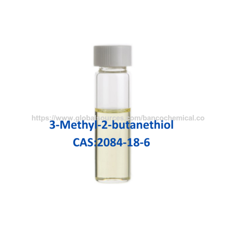 3-ميثيل-2-بيوتانيثيول CAS 2084-18-6، مورد مباشر من المصنع للنكهات والعطور، جودة عالية، نقاوة 99٪، FEMA 3304 for sale at factory direct price