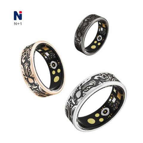 Bague Connectée High-Tech NTY611 avec Suivi du Stress, Contrôle Gestuel & Surveillance du Sommeil