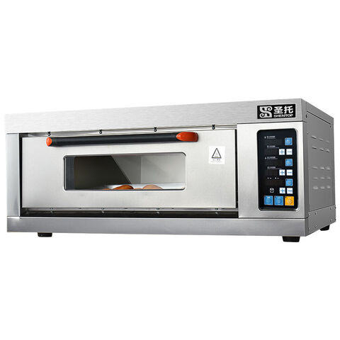 Gewerblicher Mehrdeck-Backofen mit programmierbarer Temperaturregelung und Edelstahlkonstruktion, 3 Türen