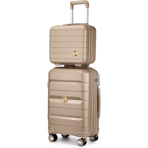 Maleta de Cabina de 20 Pulgadas con Cerradura TSA, Impermeable, Ligera, Polipropileno, Naranja Atardecer for sale at factory direct price