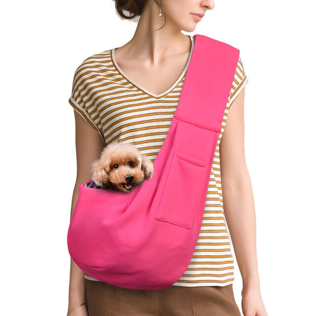 Bolso bandolera de malla transpirable y cómodo para perros y gatos, adecuado para mascotas Teddy con TEJIDO CON GRS for sale at factory direct price