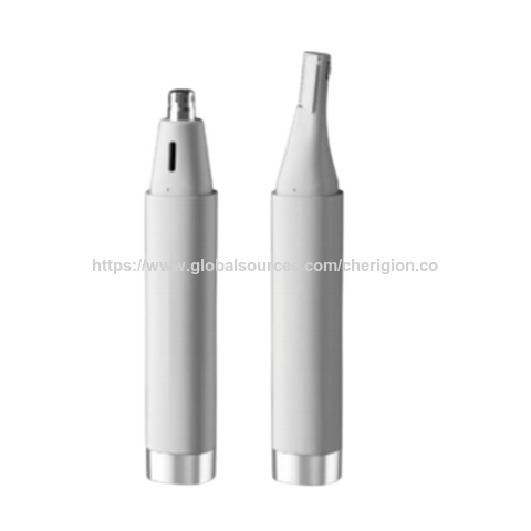 Tondeuse et Précision Sourcils 2 en 1 - Étanchéité IPX5, Alimentation par Pile AAA, Autonomie de 45 minutes avec Guides de Coupe