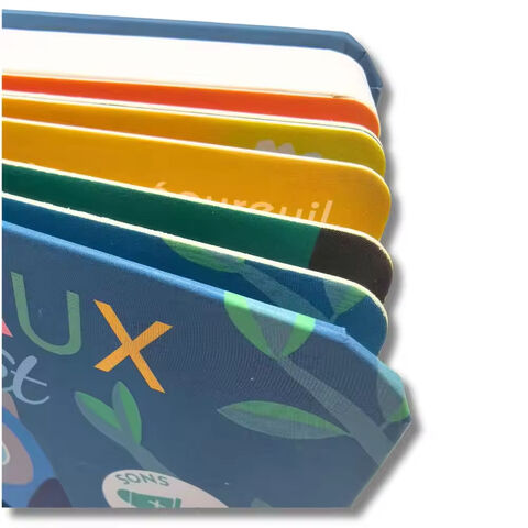 Nuevos diseños creativos de libros de cartón duro a color para niños, impresión de libros de sonido bajo demanda