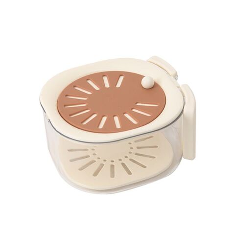 Special Large Home Use Cute Two-in-One Plastic Bamboo Colander Strainer Water Filter Dehydrating Lid for Fruit Vegetable Washing for sale at factory direct price