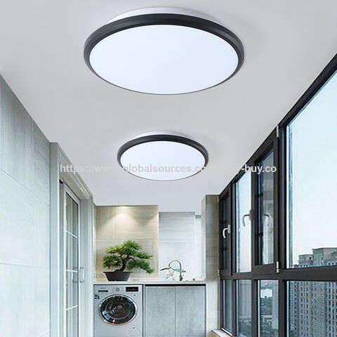 Lámpara de techo LED a prueba de tres (polvo, agua, corrosión) de amplio voltaje, lámpara de techo simple para dormitorio, balcón, pasillo, comedor, con sensor, motor Zhongshan for sale at factory direct price