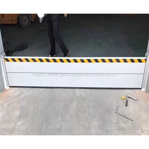 Proteção contra inundações em liga de alumínio anodizado para áreas de estacionamento, construção leve, sistema de instalação rápida
