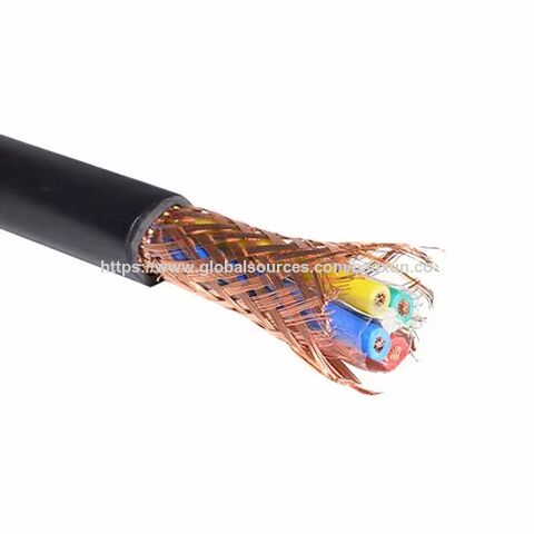 Câble blindé multiconducteur RVVP 2/4/6/8/10 conducteurs Câble électrique de commande de signal RVVP Câble blindé Câble flexible Câble et fil RVV