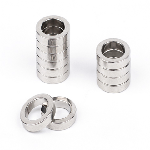 Imán de Neodimio Personalizado de Alta Calidad, Imán de Anillo Pequeño a Medida, Imán de Anillo de Neodimio de Tierra Rara con Forma de Tubo Personalizada for sale at factory direct price