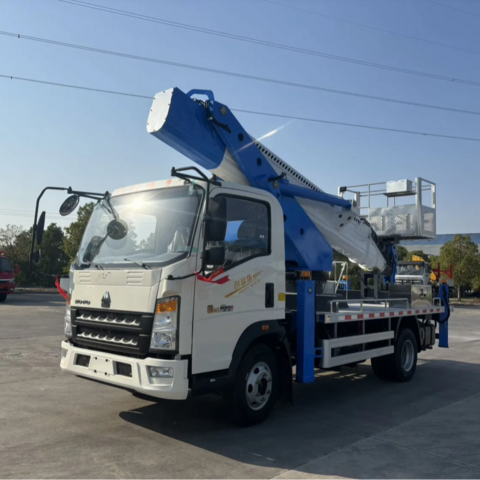 Plateforme de Travail Aérien Premium HOWO 20-33m avec Échelle Hydraulique et Flèche Isolée pour Maintenance et Construction Sécurisées des Services Publics