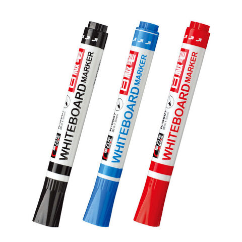 Genvana Fabricant Marqueur pour Tableau Blanc à Encre Rechargeable, Faible Odeur, Pointe en Fibre Rechargeable de 1.5-2.0mm, Marqueur pour Tableau Blanc Effaçable à Sec for sale at factory direct price