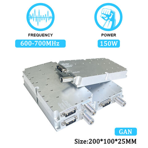 150W Power 600-700MHz Anti Drone Signal Jammer Module System GPS Blocker GaN Fpv Uav Shielding for sale at factory direct price